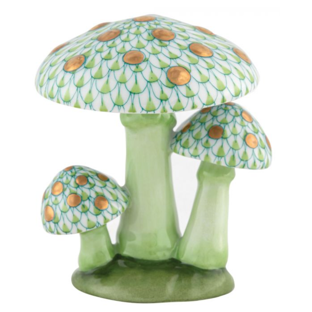 HEREND Mushroom Trio KEYLIME