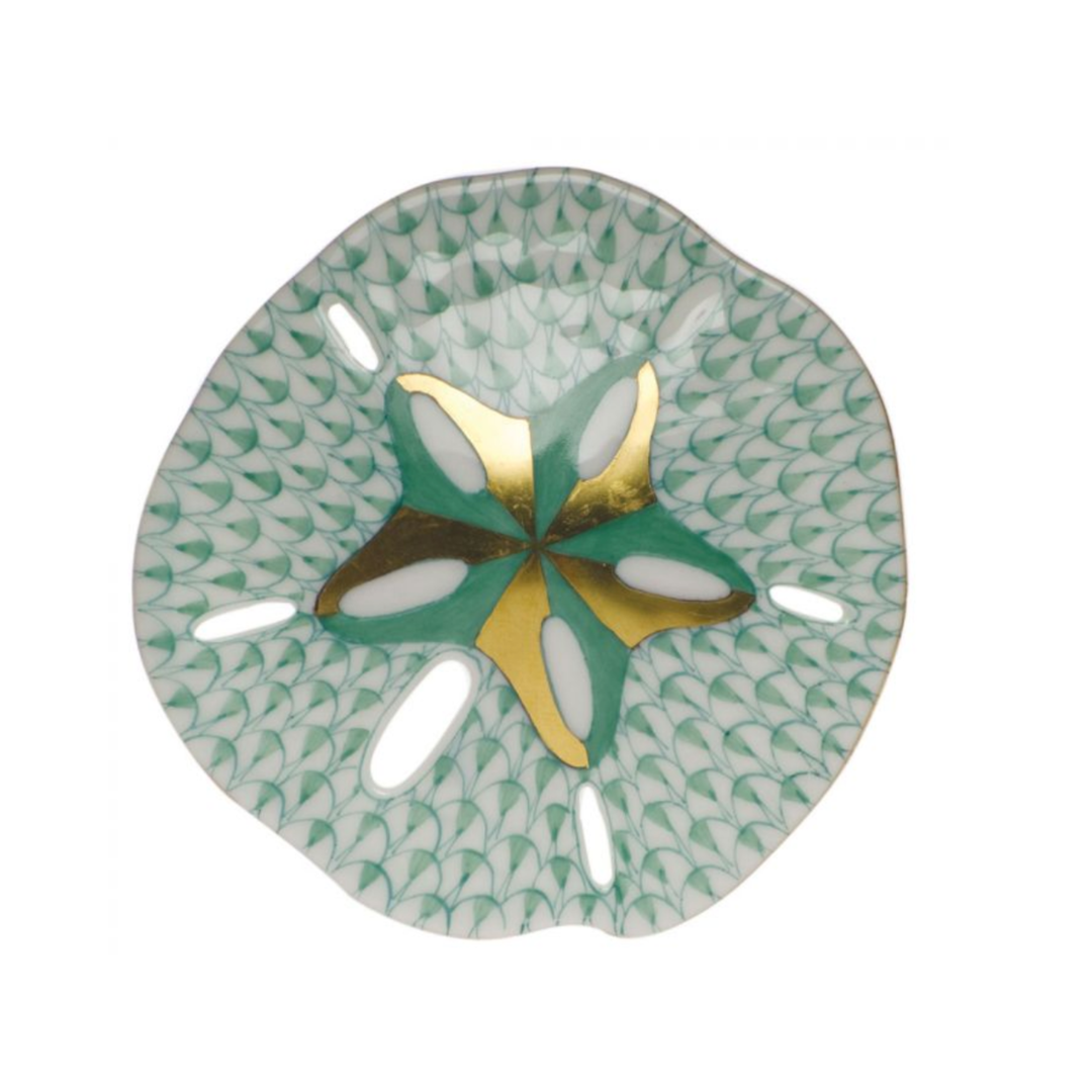 HEREND Sand Dollar GREEN