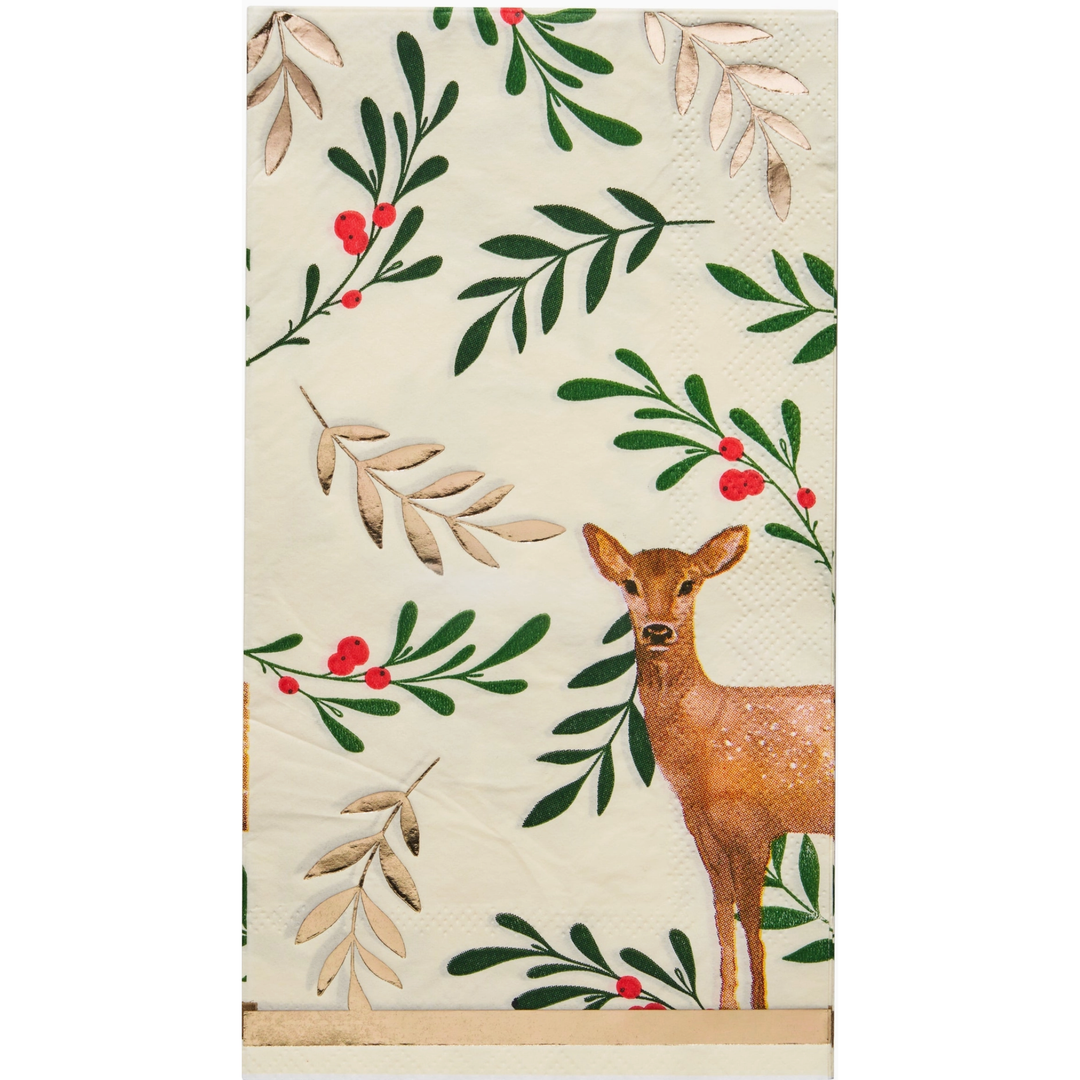 SOPHISTIPLATE Christmas Forest Paper Guest Towel