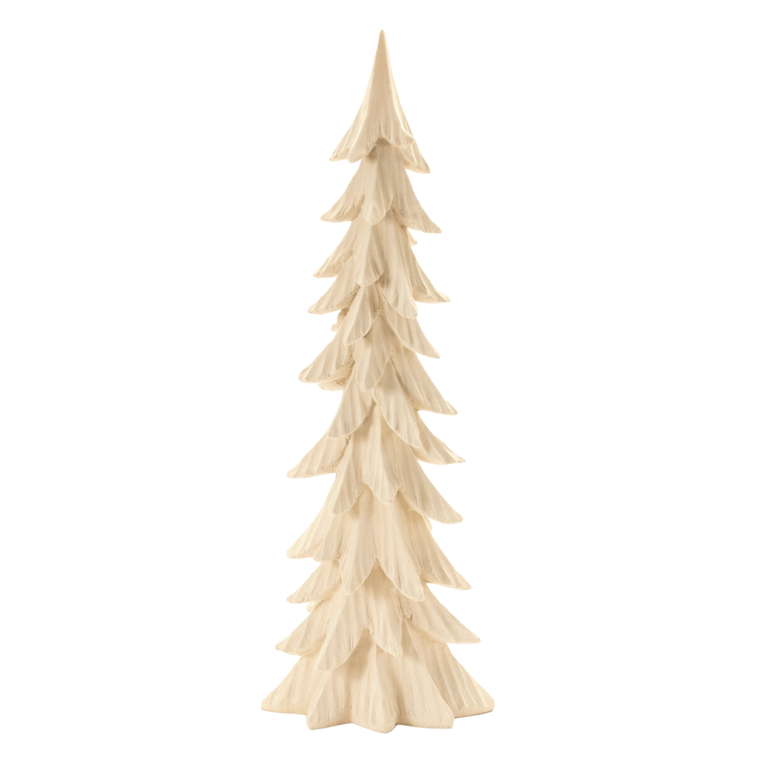 MELROSE Gold Resin Tall Pine Tree