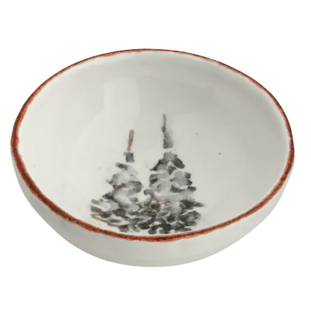 ARTE ITALICA Natale Evergreen Dip Bowl