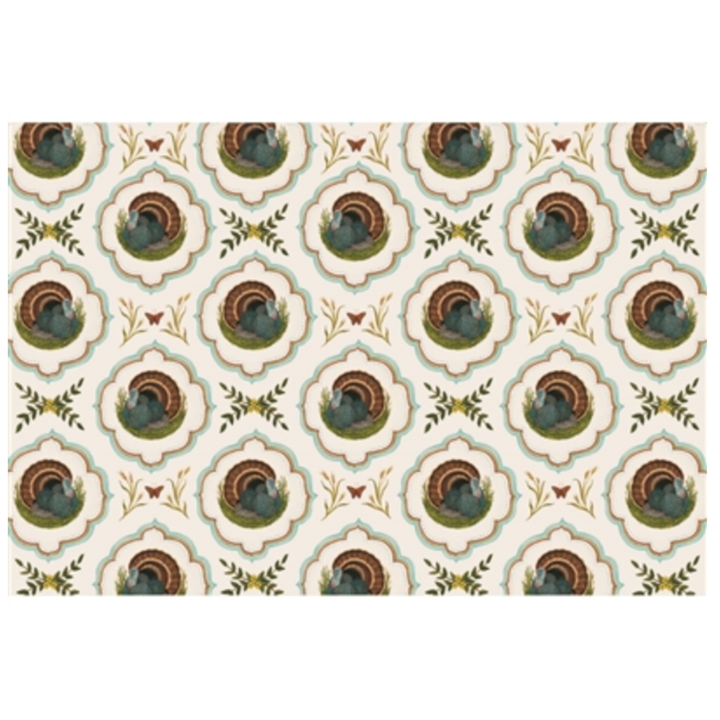 HESTER & COOK Heritage Turkey Meadow Placemats