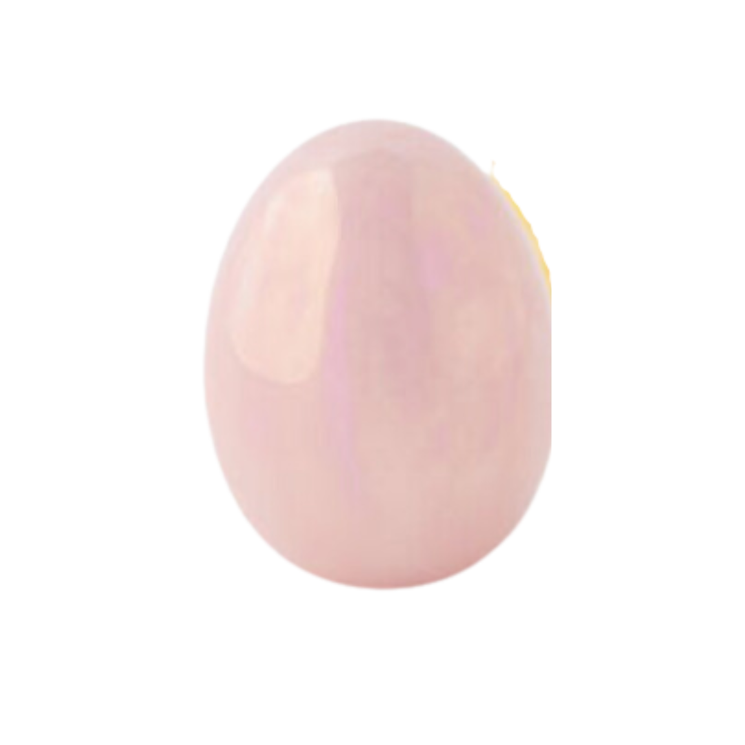 180 DEGREES Iridescent Large Pink Ceramic Egg