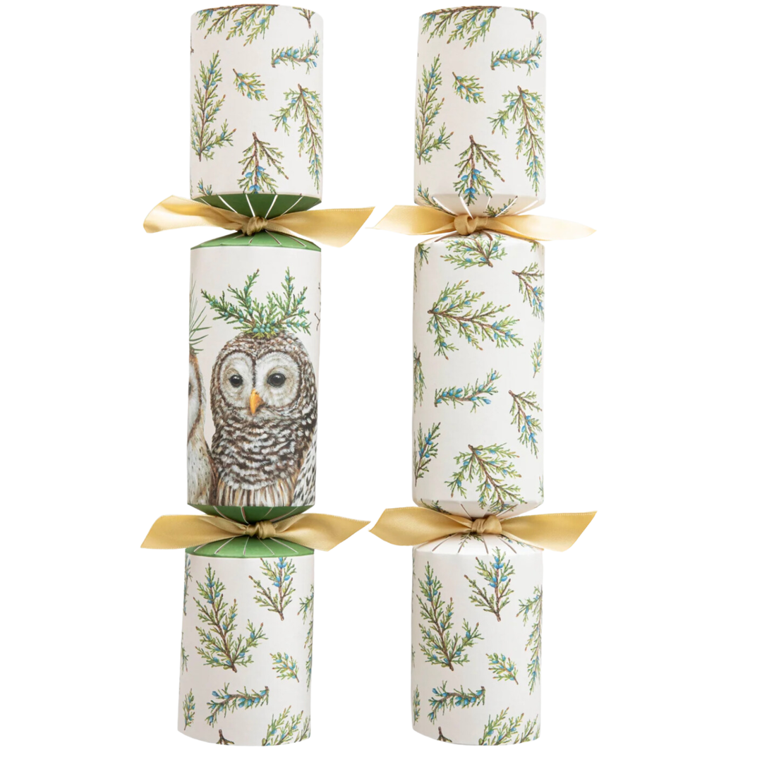 HESTER & COOK Winter Owls Crackers