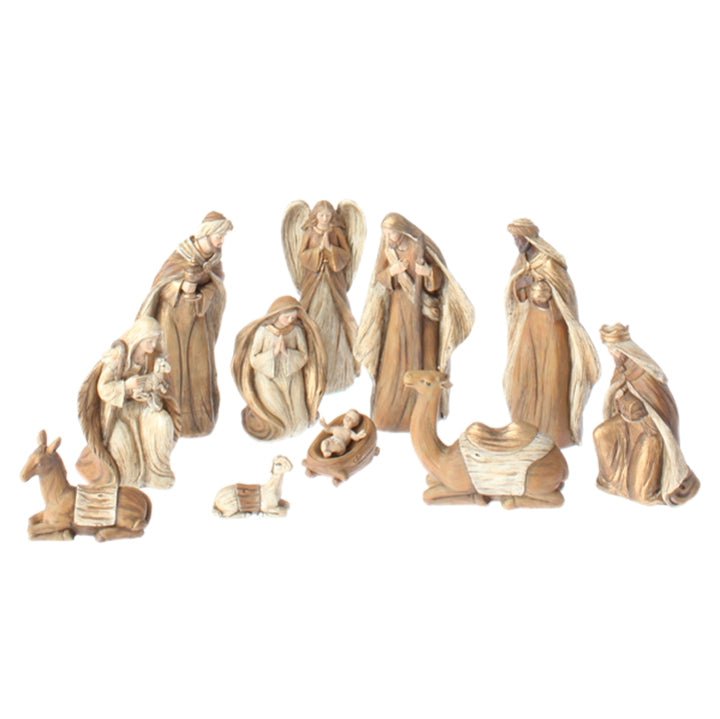 RAZ IMPORTS Nativity Set Of 11 Resin Pieces