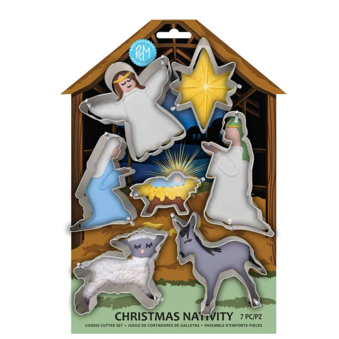 R&M INTERNATIONAL Nativity Cookie Cutter 7 Piece Set