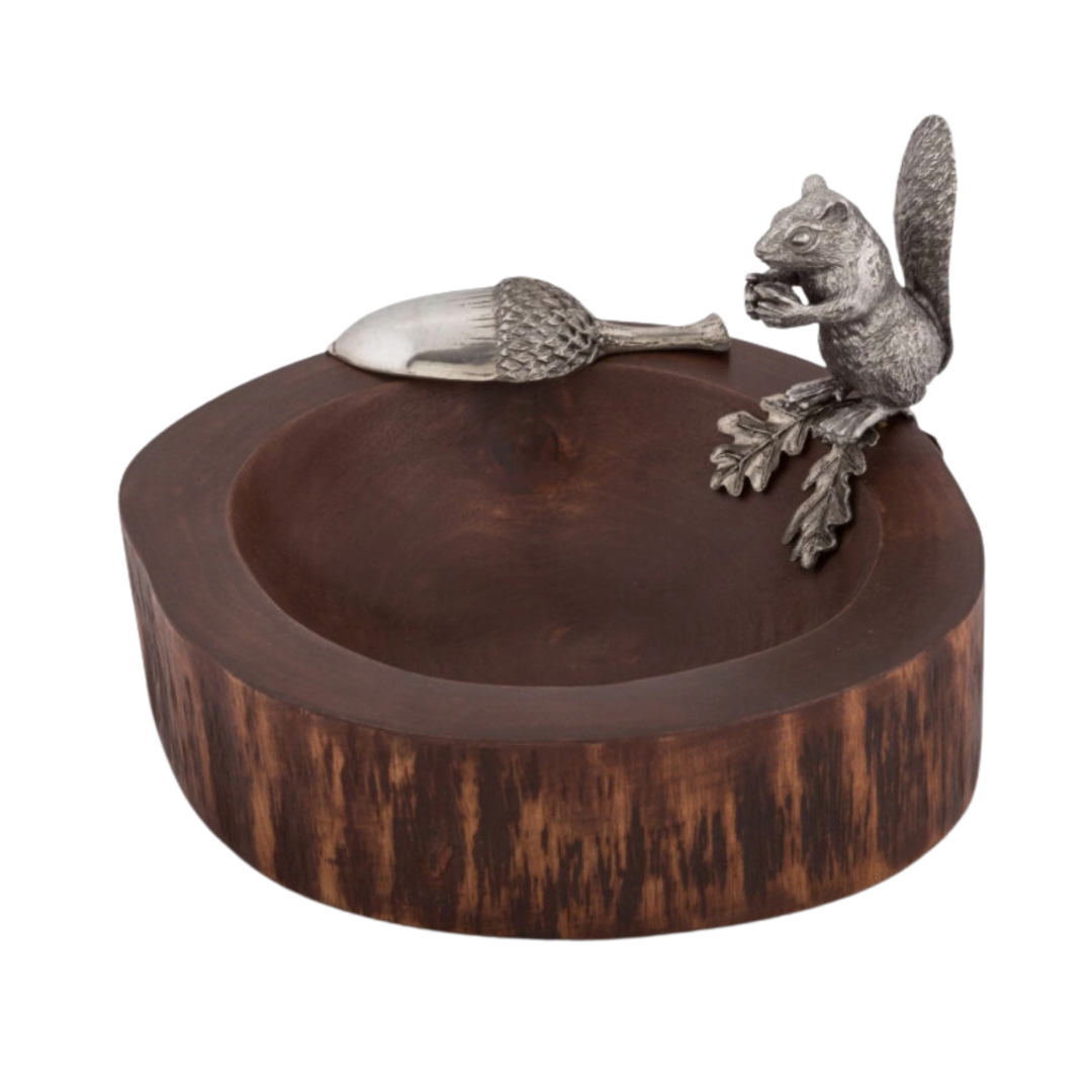 VAGABOND HOUSE Standing Squirrel Nut Bowl With Scoop