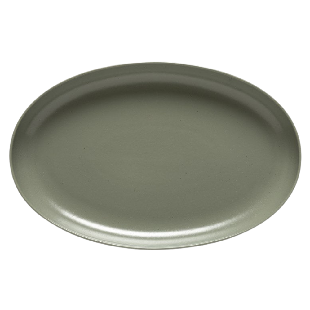 CASAFINA OVAL PLATTER ARTICHOKE GREEN