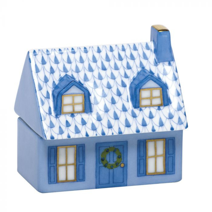 HEREND Home Sweet Home BLUE