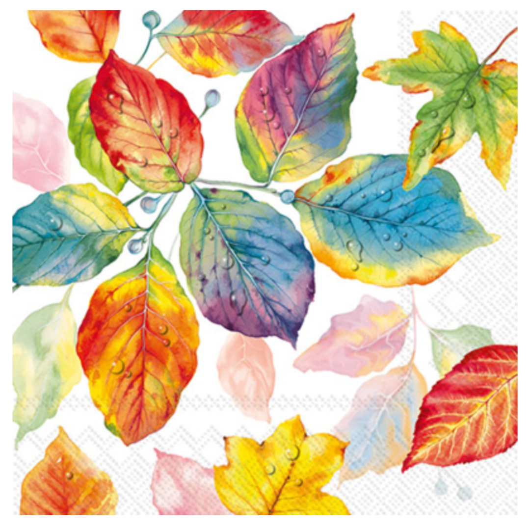 BOSTON INTERNATIONAL Colorful Leaves Lunch Napkin