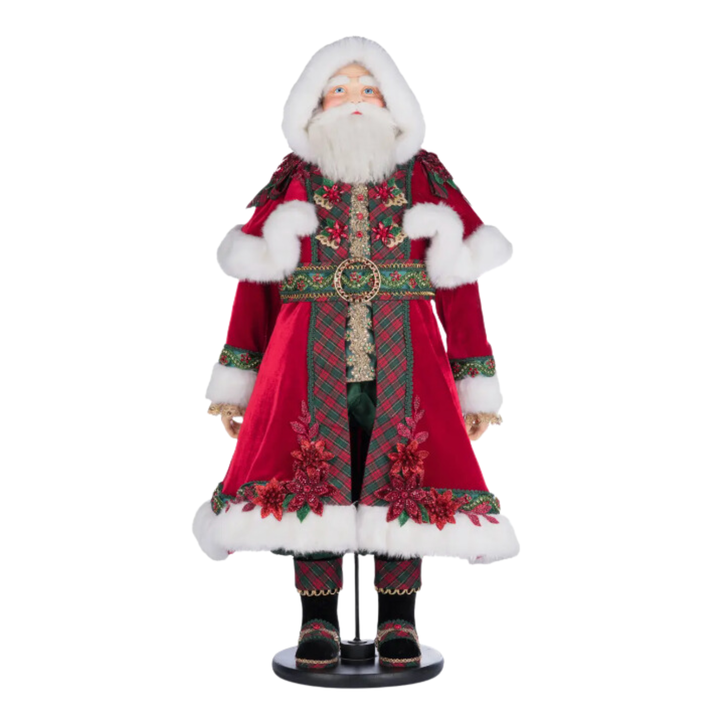 KATHERINE'S Christopher Magic Santa Doll Decor