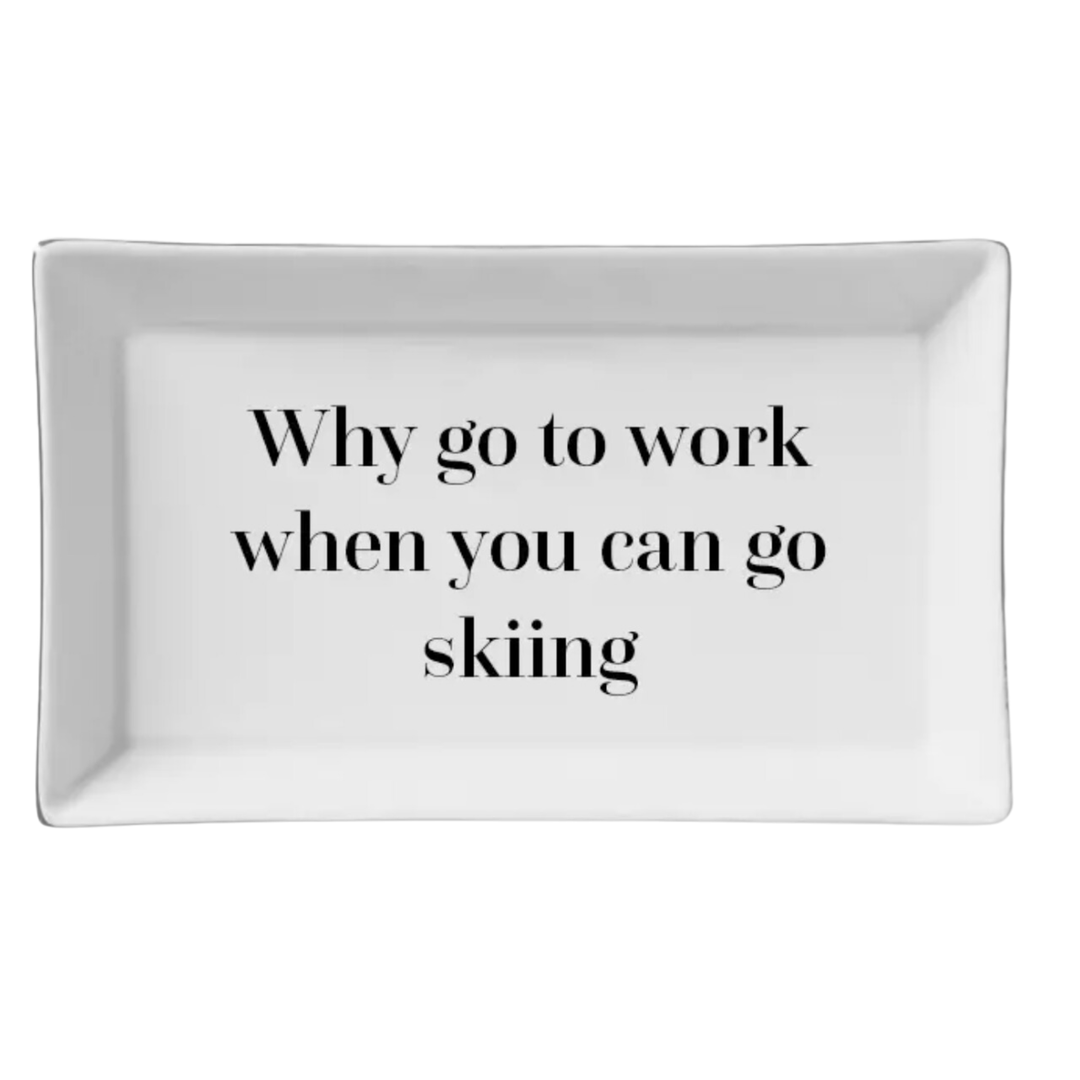 TOSS DESIGNS Go Ski Vanity Tray