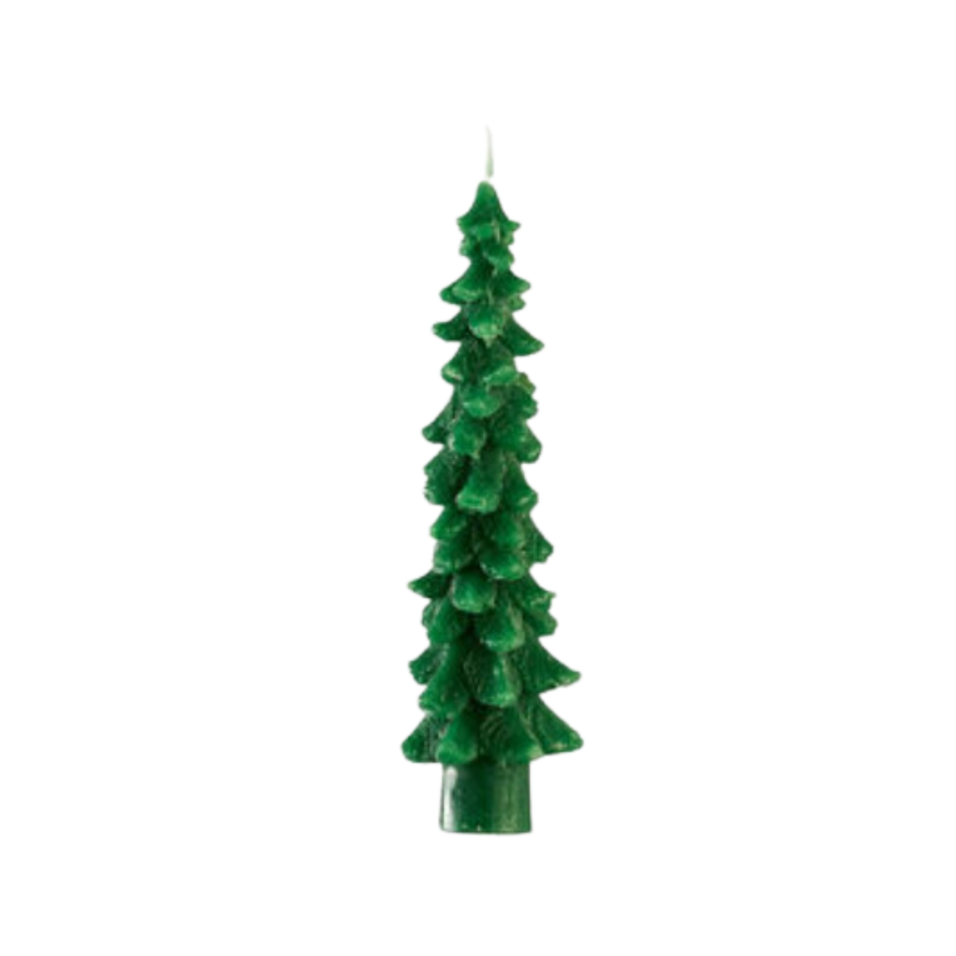 180 DEGREES Small Green Christmas Tree Candle