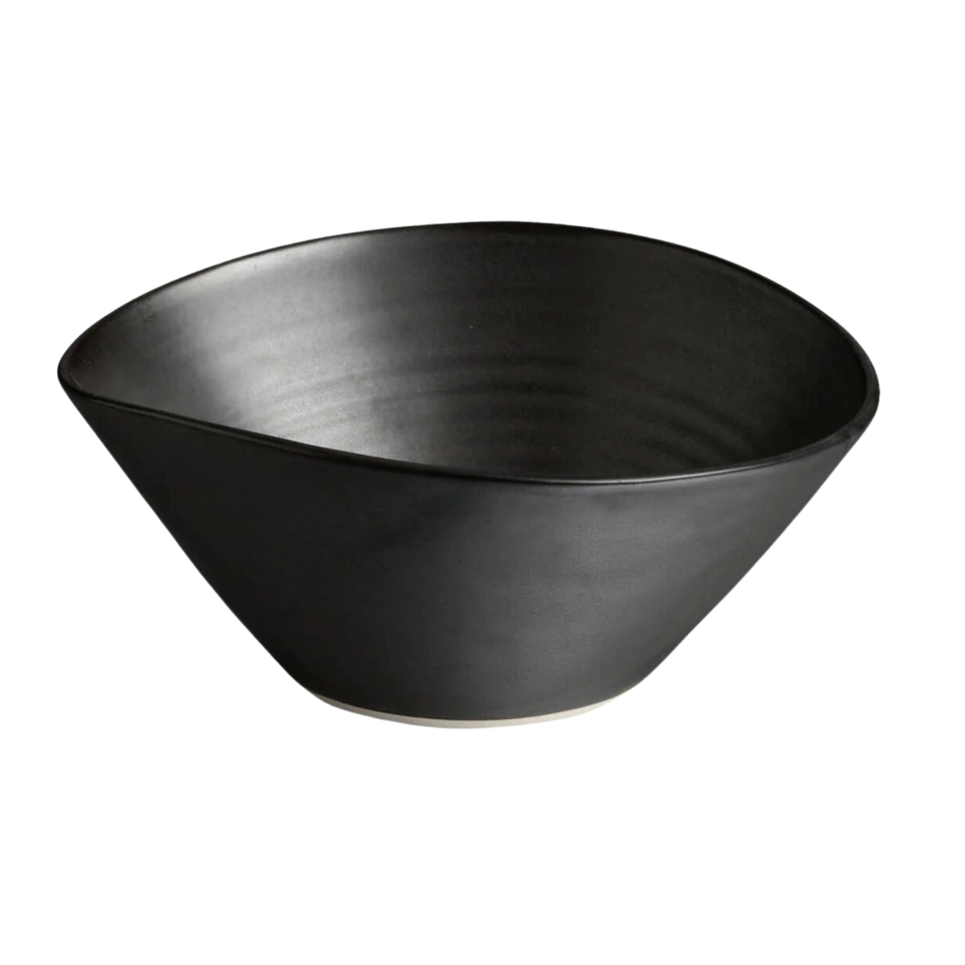 SIMON PEARCE Barre Slate Cereal Bowl