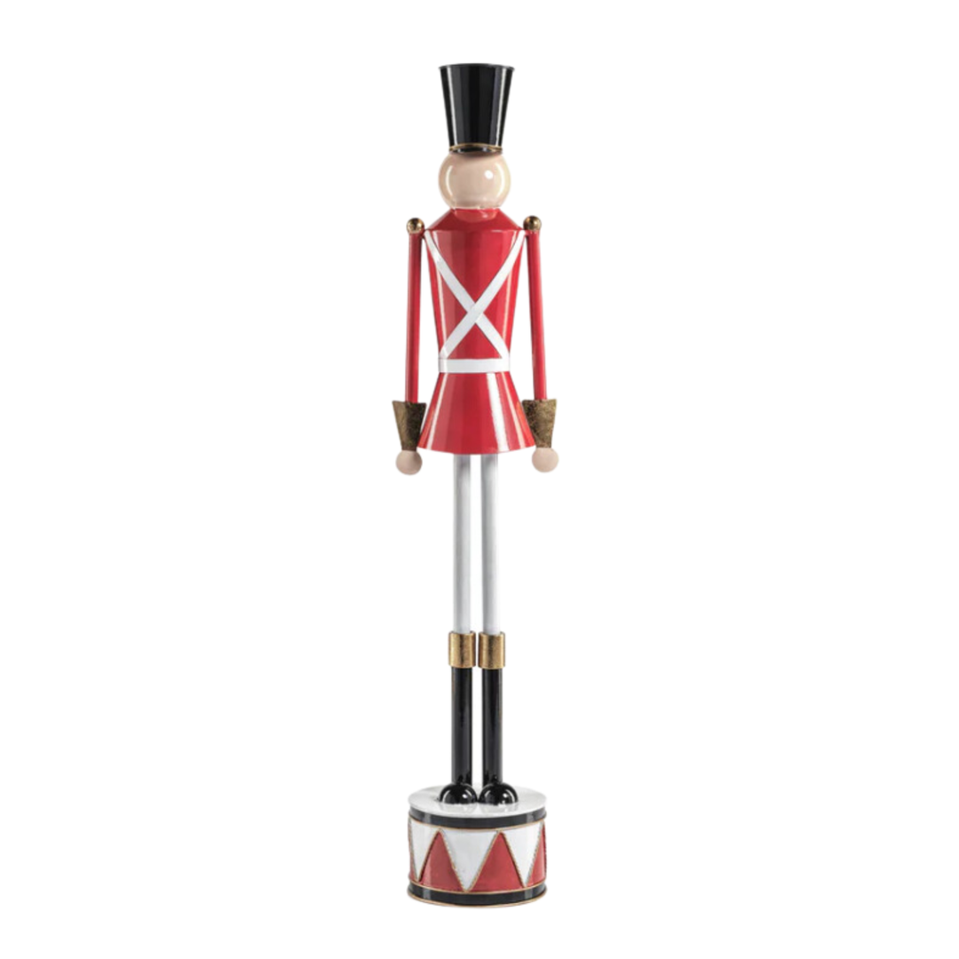 ZODAX Decorative Festive Metal Tall Soldier