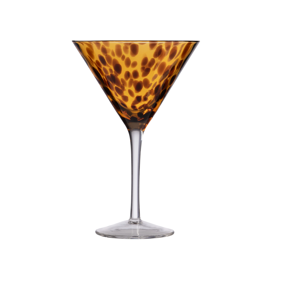 KARMA Tortoiseshell Martini Glasses