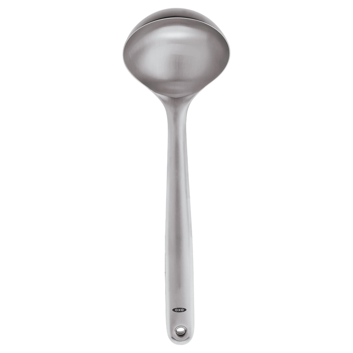 OXO BRUSHED STAINLESS STEEL LADLE