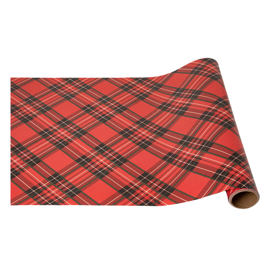 HESTER & COOK Red Plaid Runner