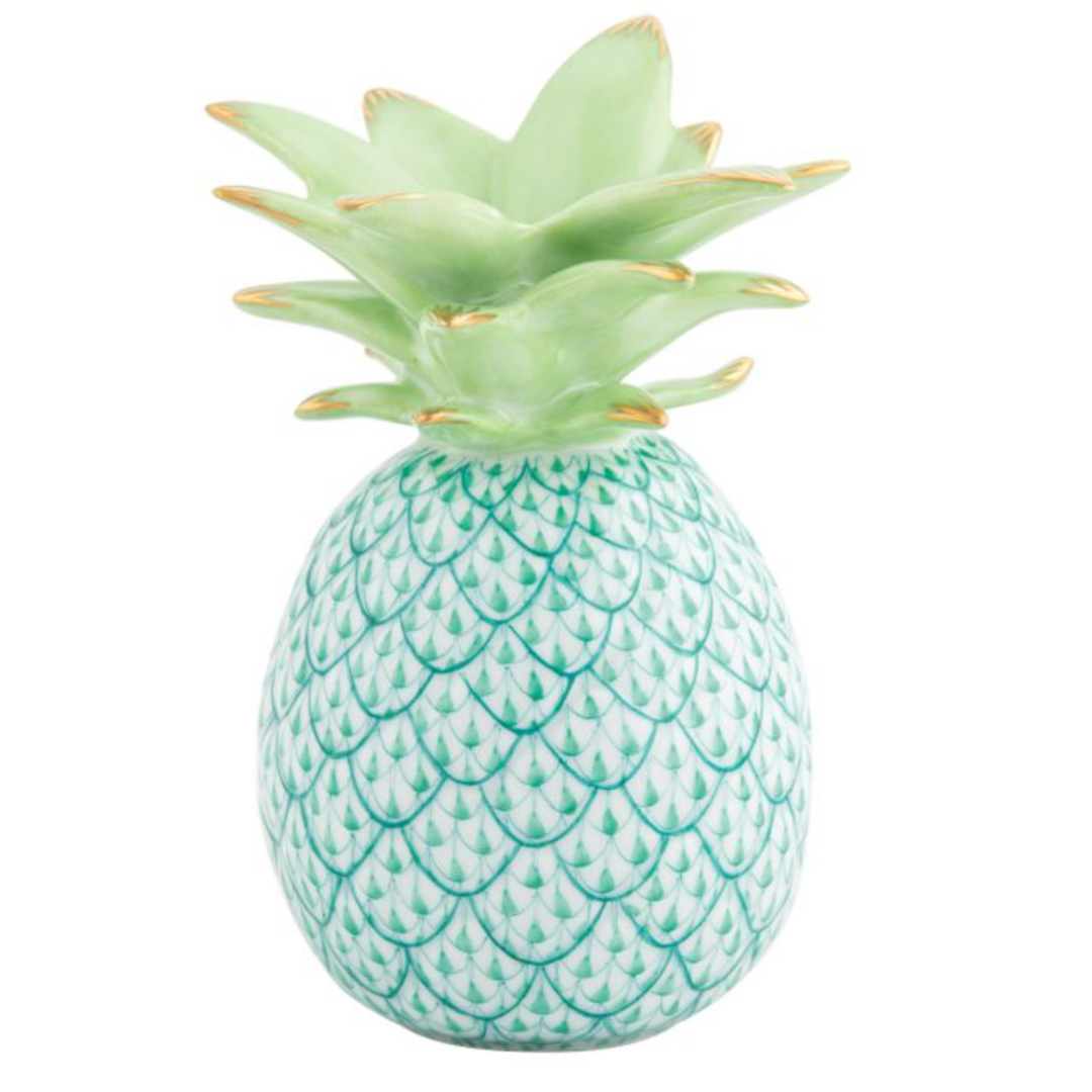 HEREND Medium Pineapple GREEN