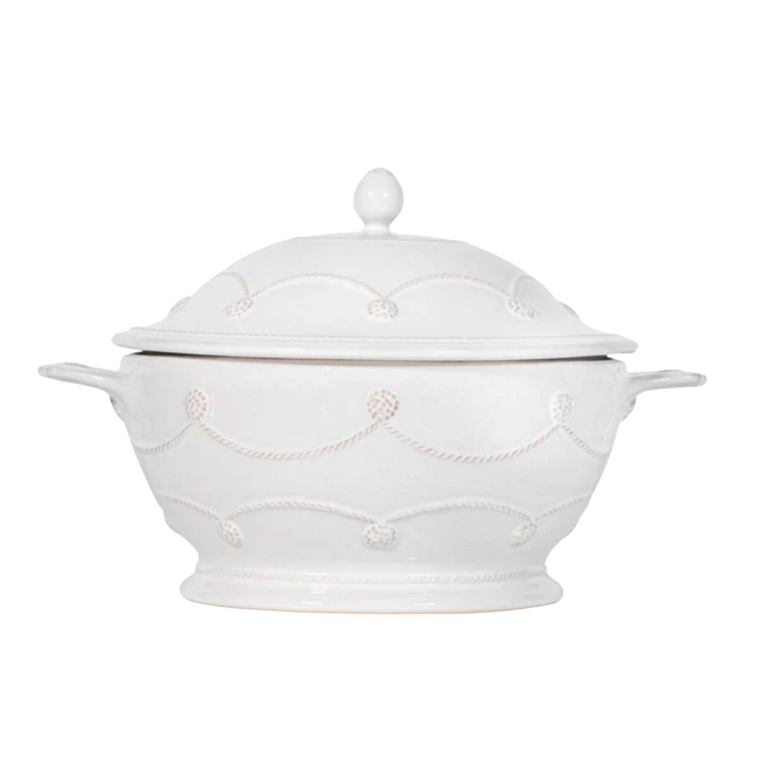 JULISKA Berry And Thread Whitewash Casserole With Lid