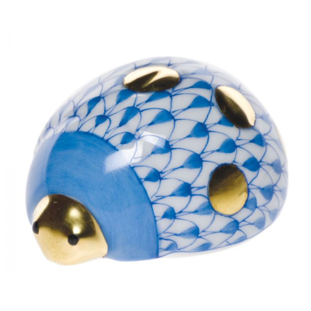 HEREND Lucky Ladybug BLUE