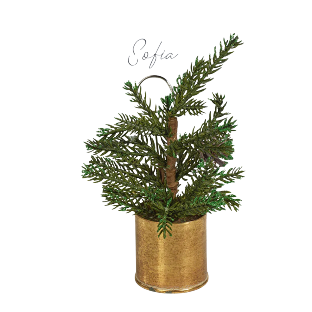 ZODAX Pine In Bucket Place Card Holder