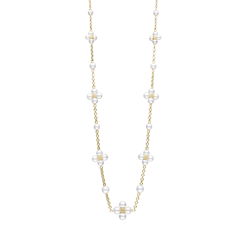 PAUL MORELLI 18K Yellow Gold Pearl Sequence Necklace