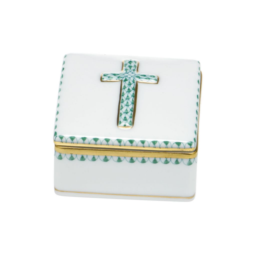 HEREND Prayer Box GREEN