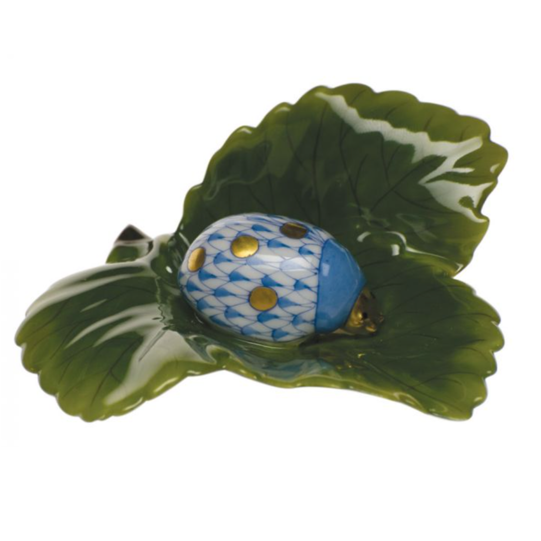 HEREND Ladybug BLUE