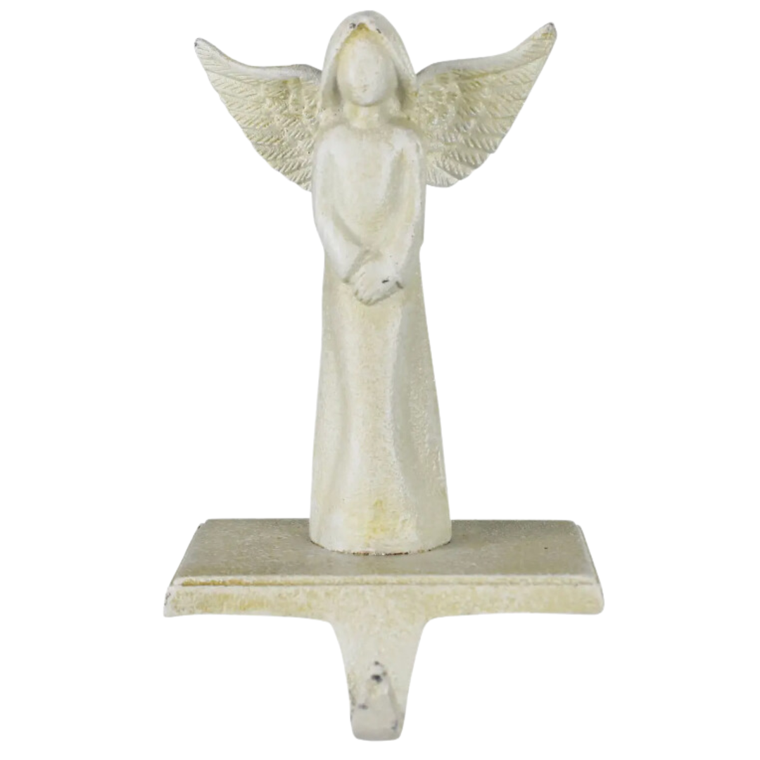 HOMART Angel Cast Iron Stocking Holder