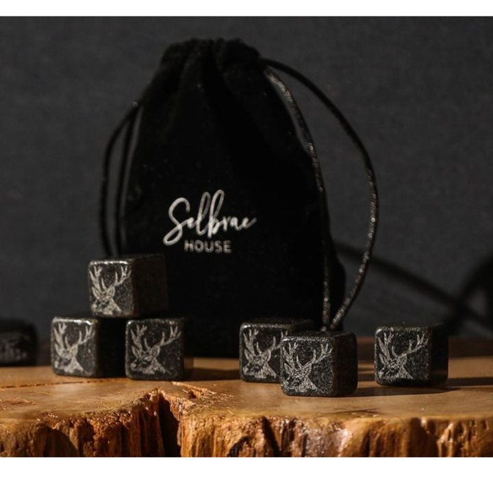 SELBRAE HOUSE Stag Whiskey Stones