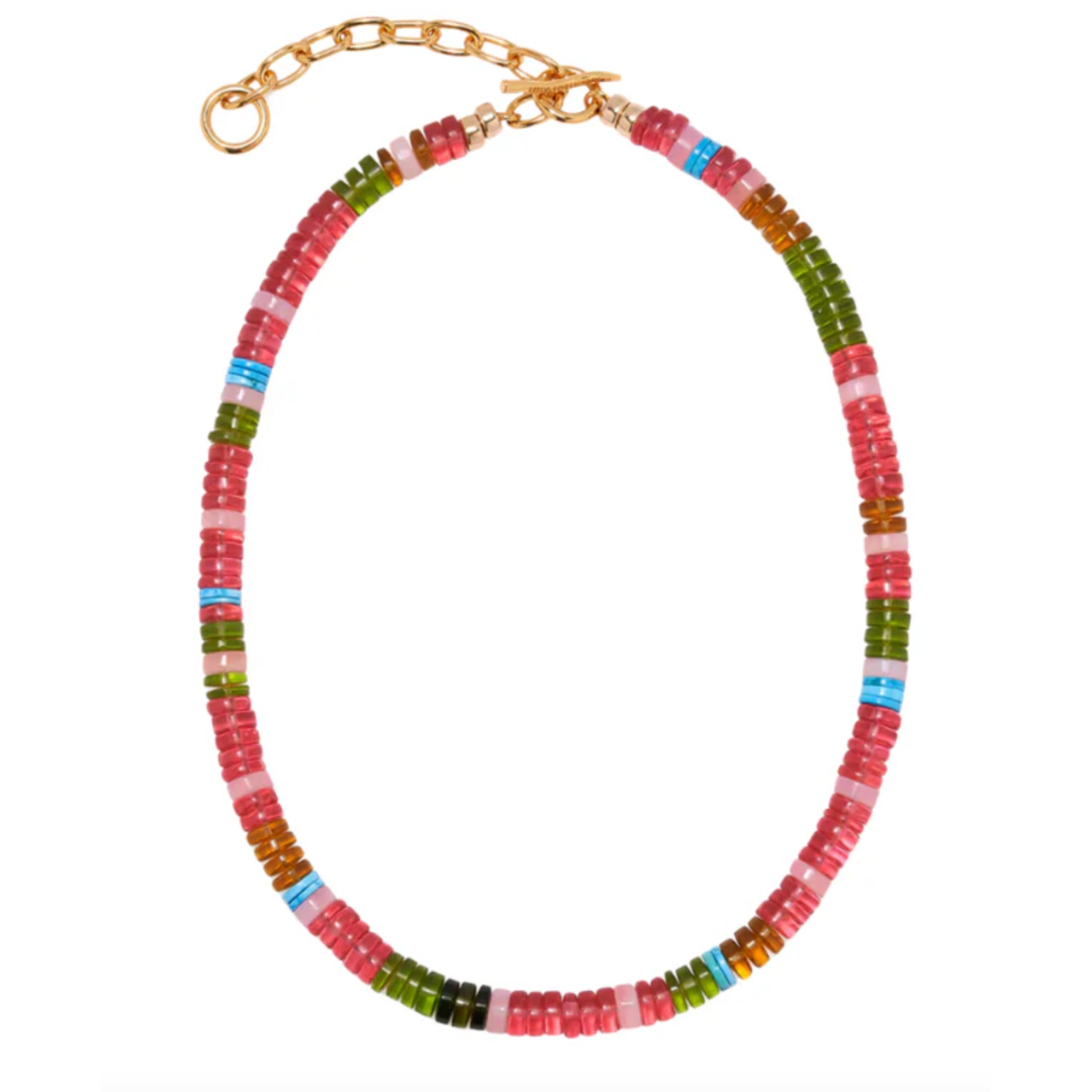 LIZZIE FORTUNATO Augusto Watermelon Necklace