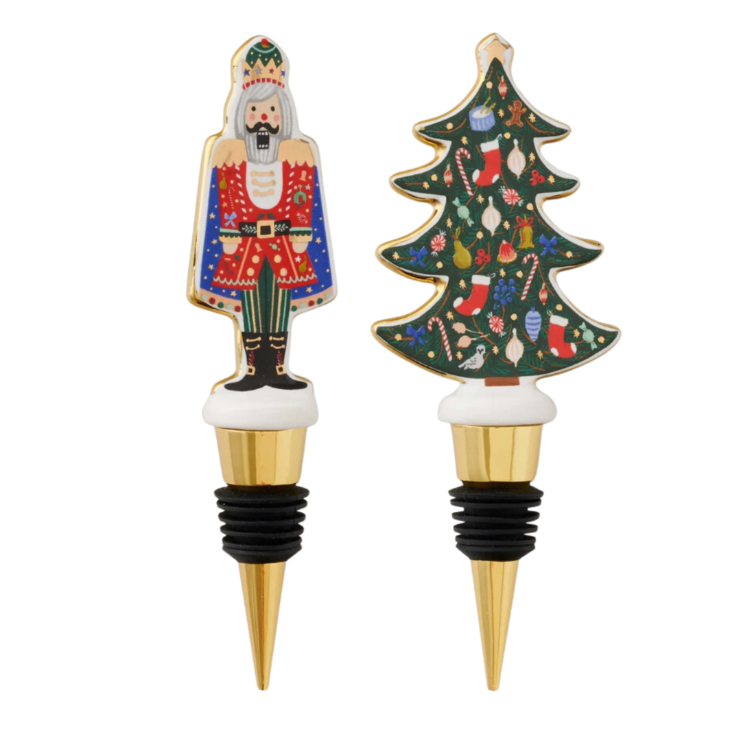 RIFLE PAPER Nutcracker Wine Stopper