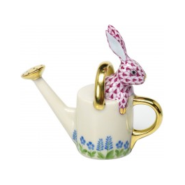 HEREND WATERING CAN BUNNY