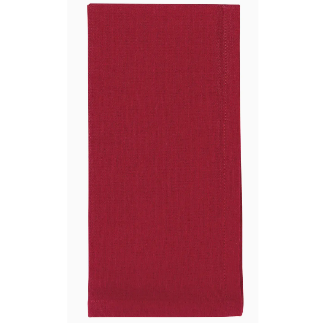 NOW DESIGNS Spectrum Carmine Cotton Red Napkins