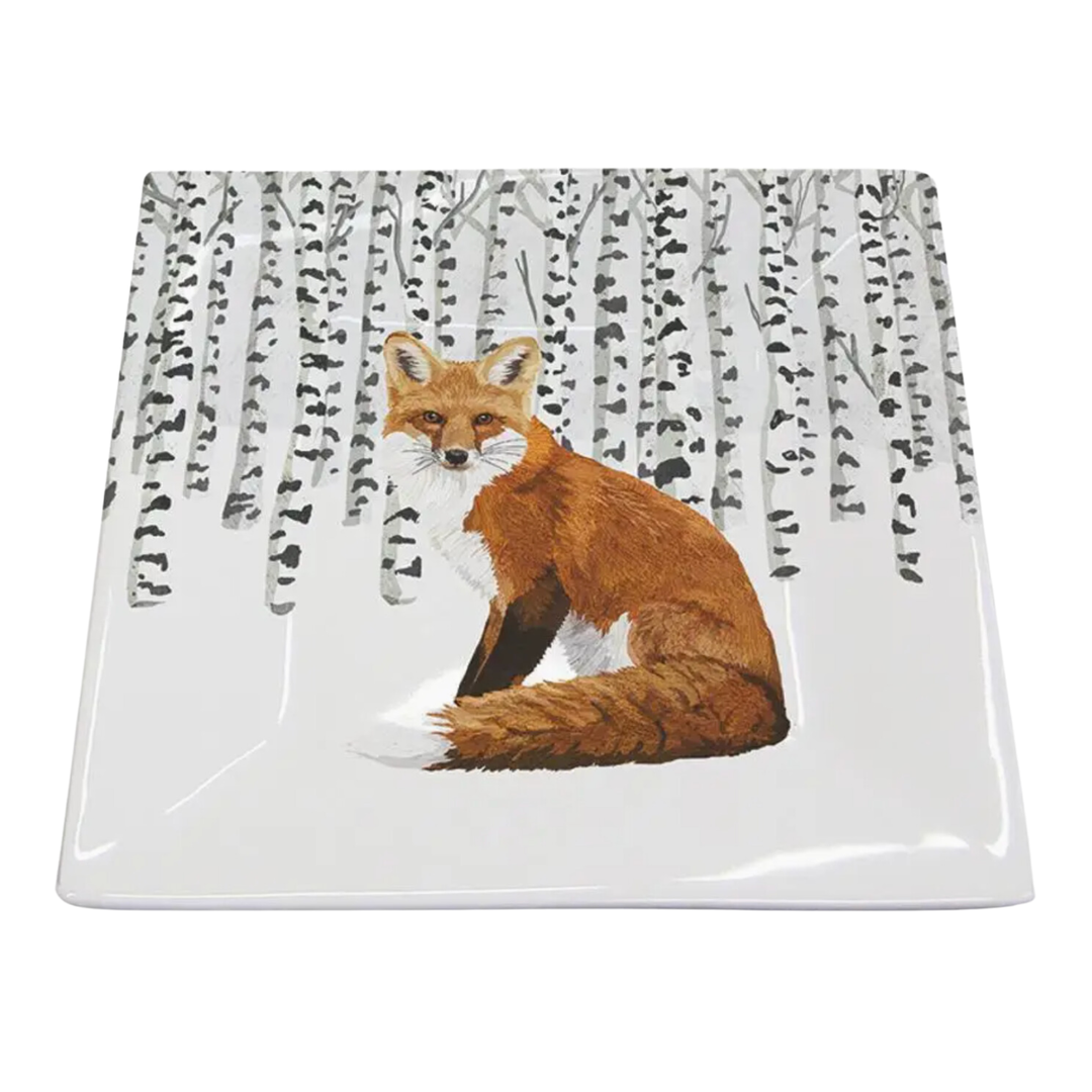 PAPERPRODUCTS Wilderness Fox Square Plate