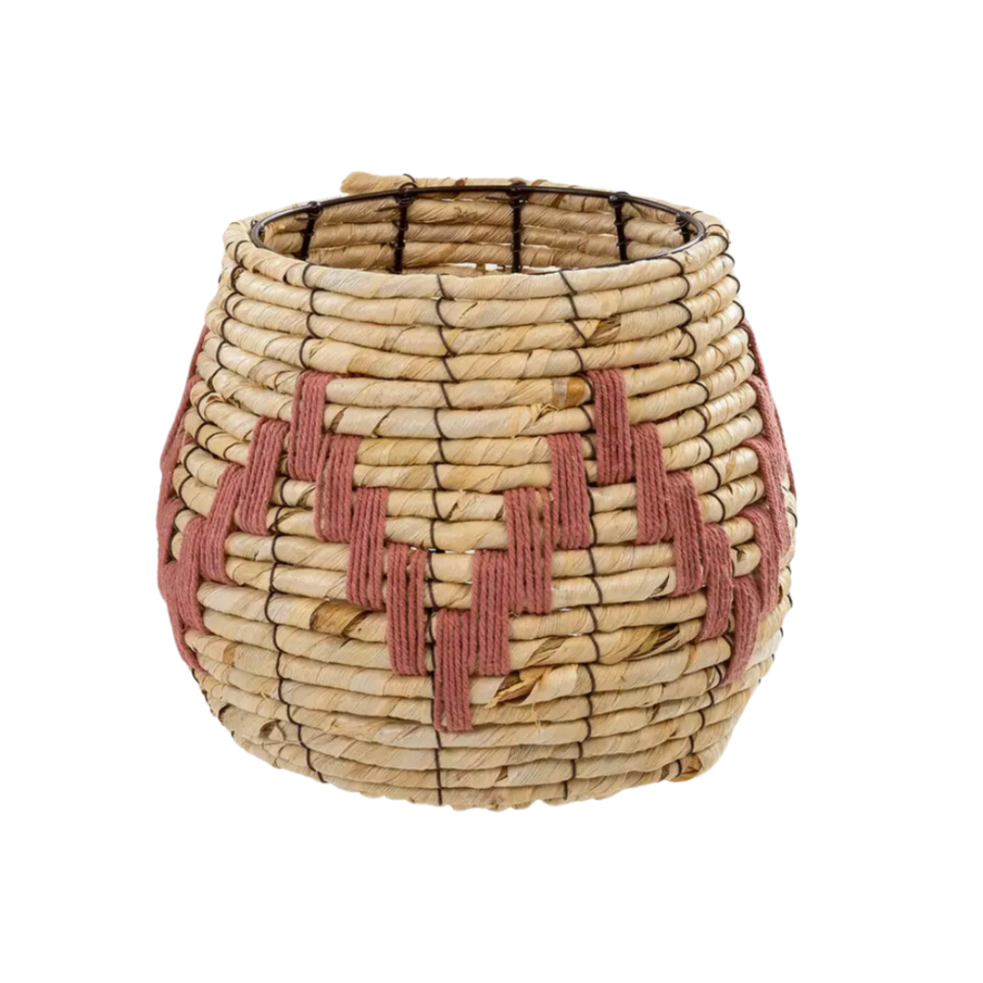 INDABA Chevron Small Pink Basket