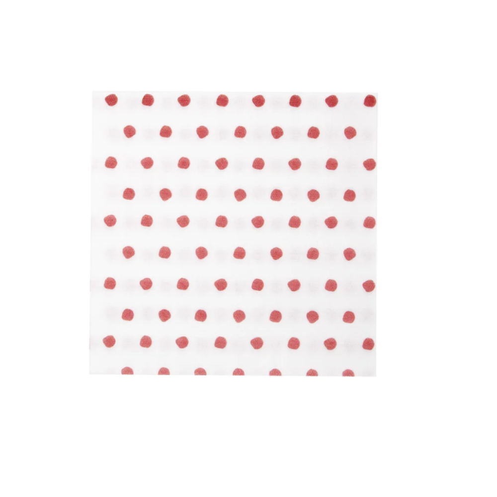 VIETRI Papersoft Red Dot Dinner Napkins