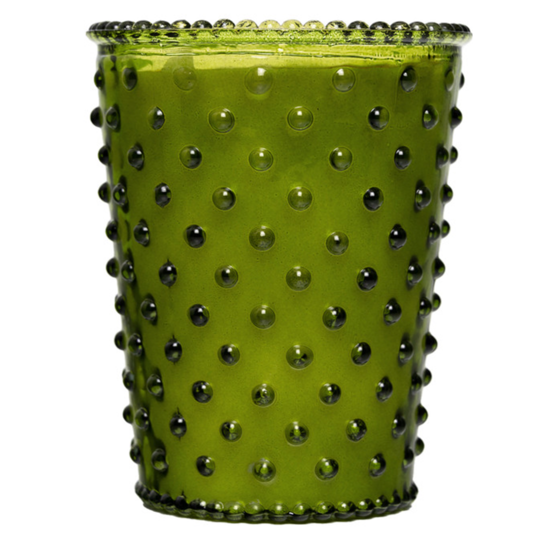 SIMPATICO NO. 25 Pear Hobnail Glass Candle