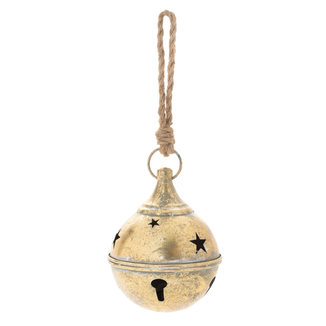 MELROSE Metal Small Bell With Rope