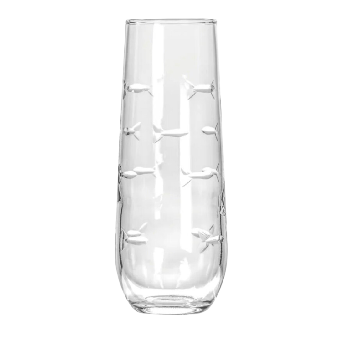 ROLF School of Fish Stemless Champagne Flute