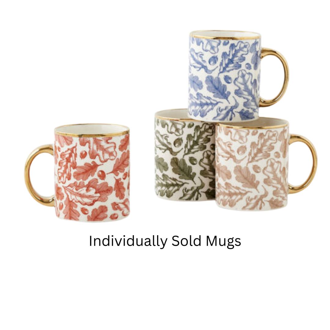 180 DEGREES Individually Sold Oak Leaf Mug