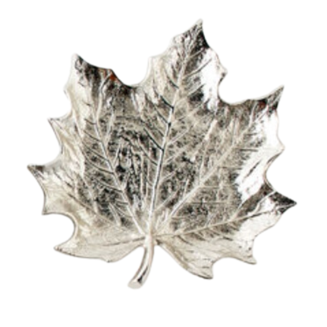 180 DEGREES Small Aluminum Maple Leaf Tray