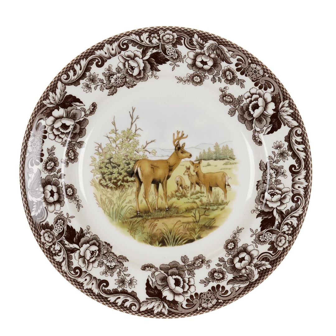 SPODE Woodland Mule Deer Dinner Plate