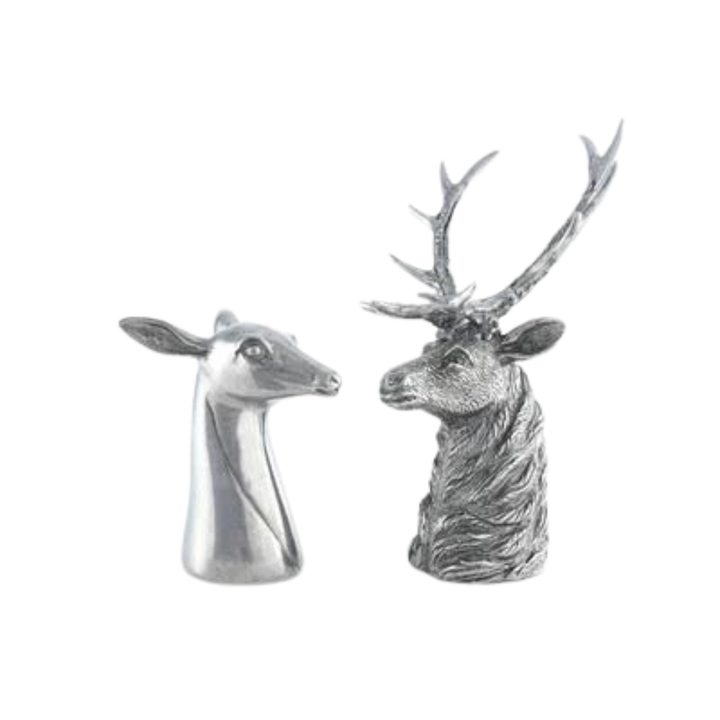 VAGABOND HOUSE Stag And Doe Salt And Pepper Set