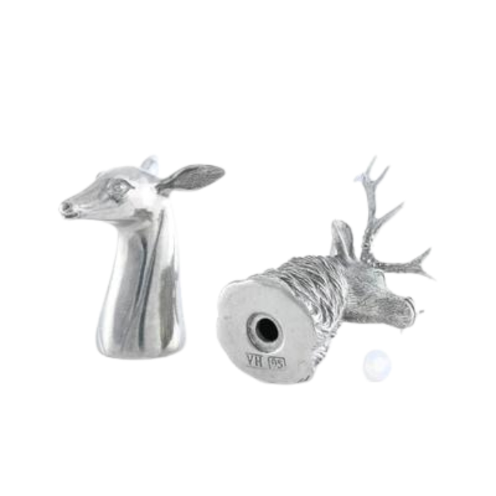 VAGABOND HOUSE Stag And Doe Salt And Pepper Set