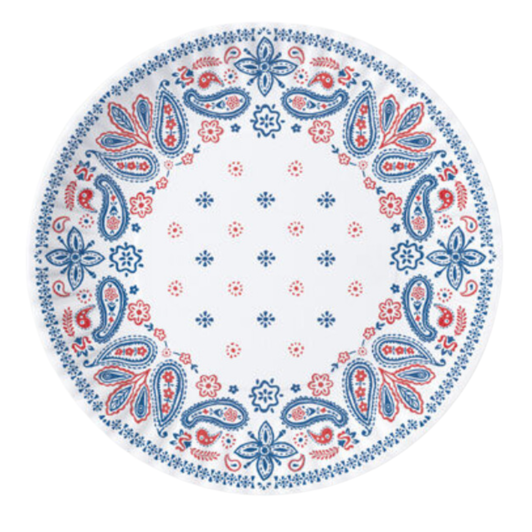 180 DEGREES America Holiday Melamine Plate