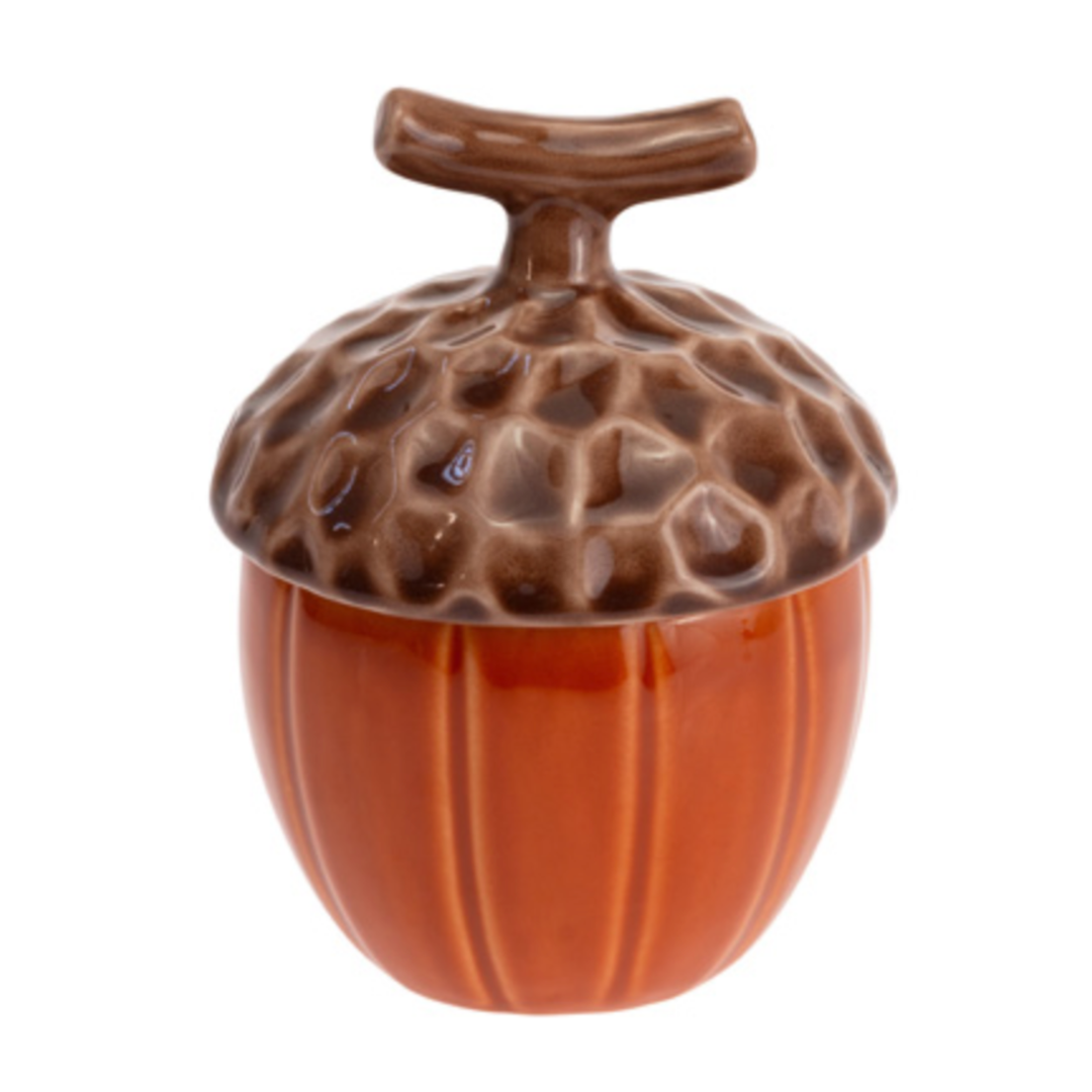 BOSTON INTERNATIONAL Spicy Orange Acorn Covered Jar