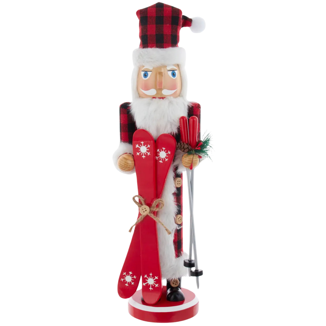 KURT ADLER Santa Ski Nutcracker