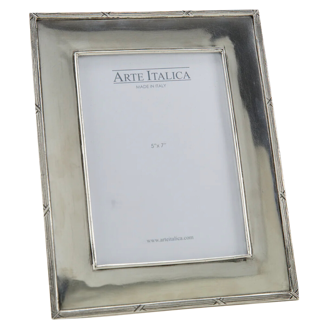 ARTE ITALICA Tuscan Pewter Picture Frame